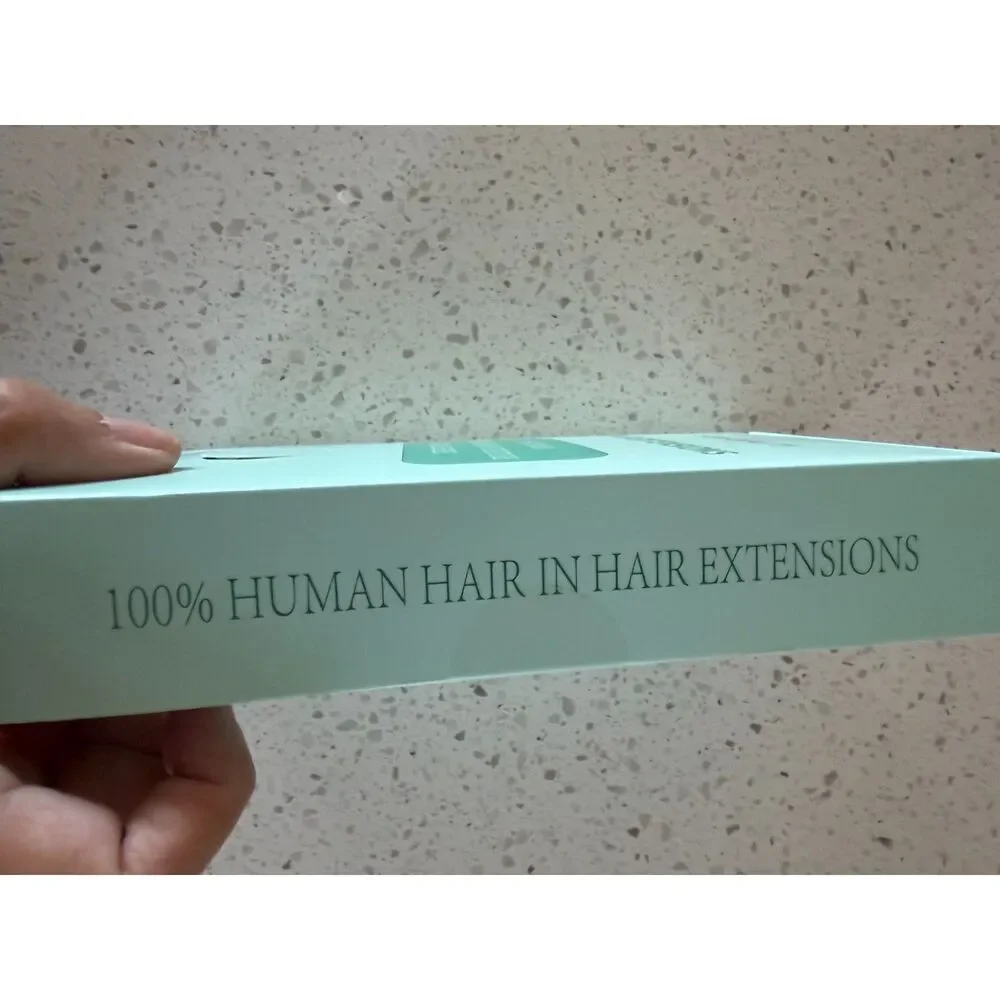 NWT 20in Human Hair Deep Wave Boho Braiding Hair #1B 2 Bundles 100g Knotless